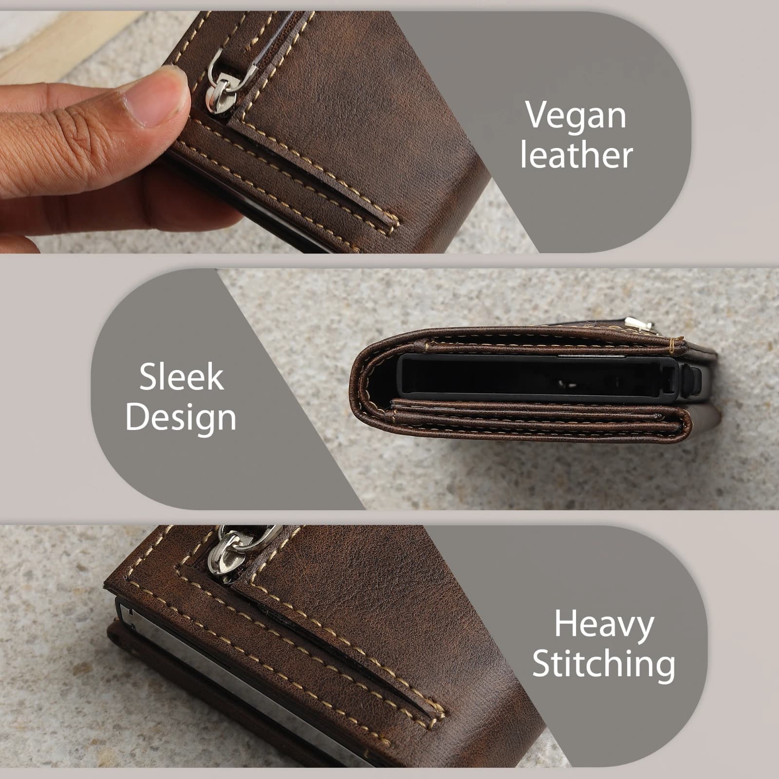 Highlark Elite Pro SlideX Pop-Up Wallet for Men | RFID Aluminum Card Holder | Holds 11 Cards | Coin Pocket 10