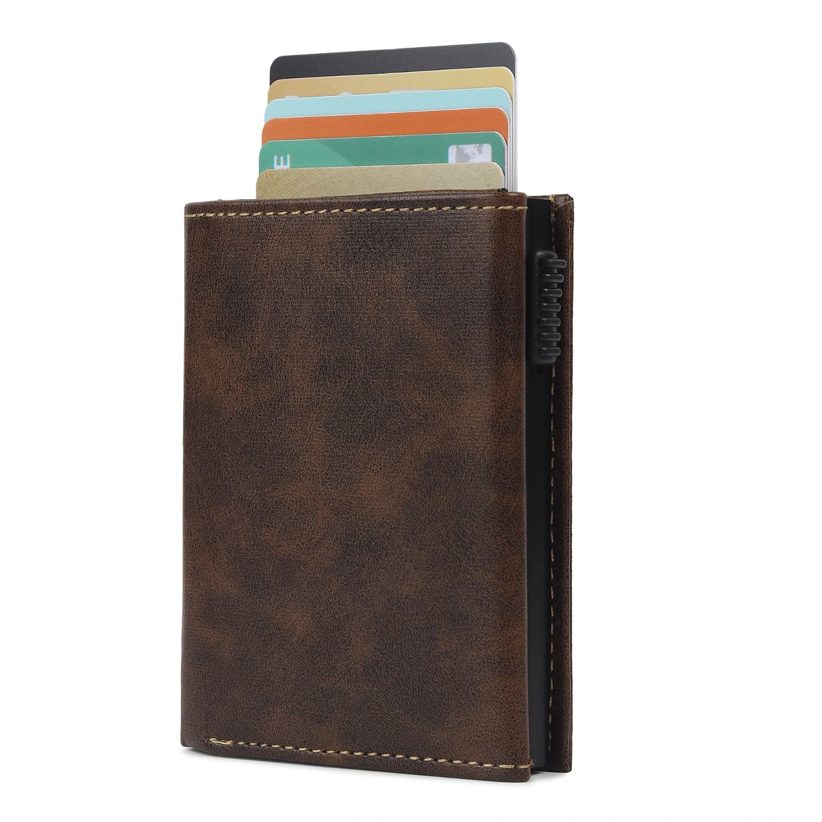 Highlark Elite Pro SlideX Pop-Up Wallet for Men | RFID Aluminum Card Holder | Holds 11 Cards | Coin Pocket 9