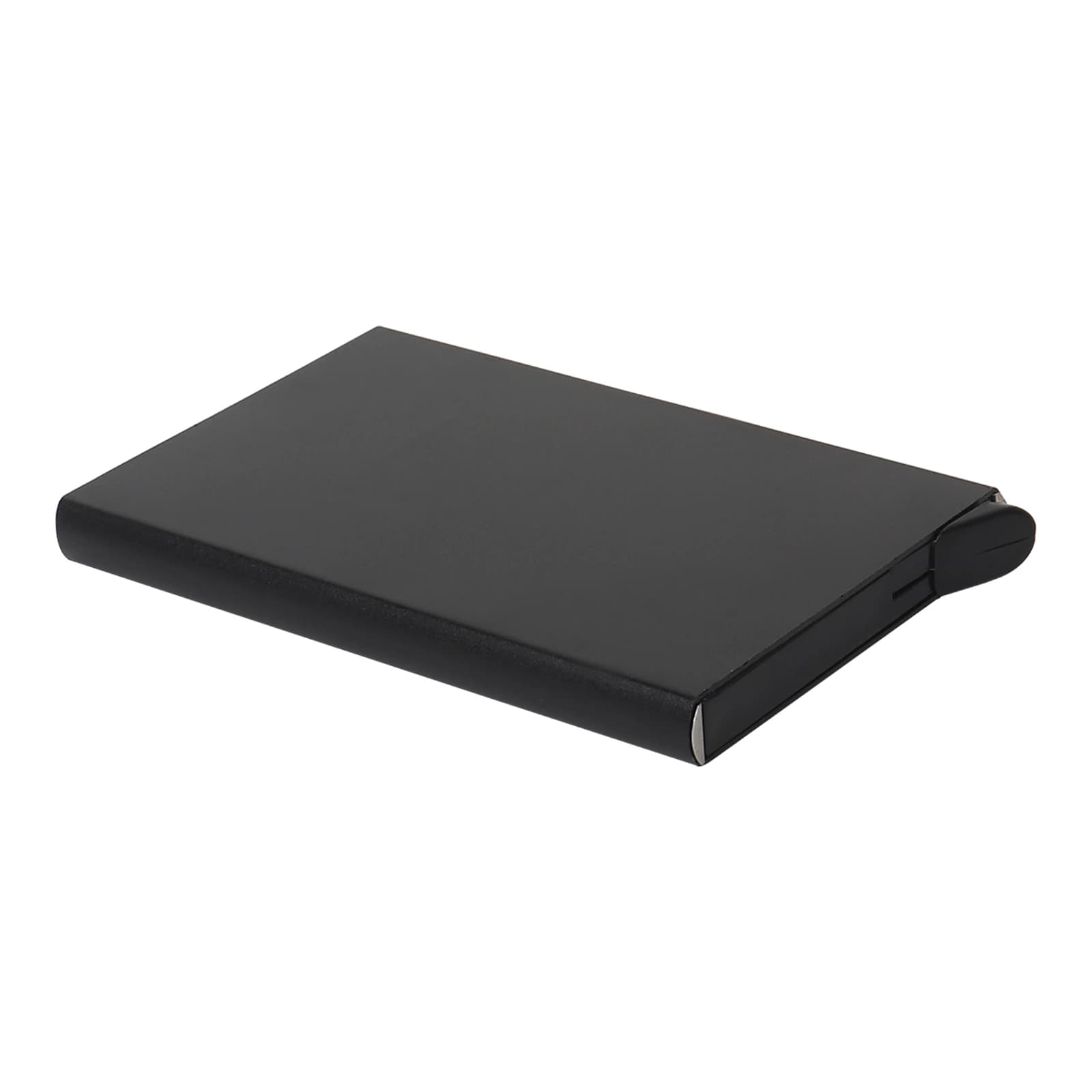 Highlark Black Slim Stainless Steel Card Holder, Side Pull Card Design for Men & Women 6